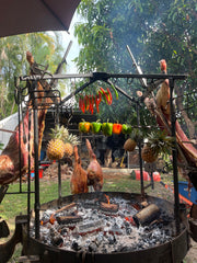 1.8 Big Fire Pit with Roof