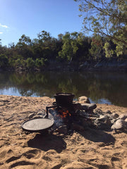 Aussie Campfire Kitchens Hot Plate and Grill  