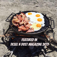 FOLDING GRILL with DROP IN HOT PLATE & HOOK Free Delivery $165