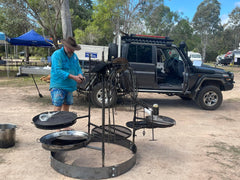 Big Swinging Hot Plate & Grill