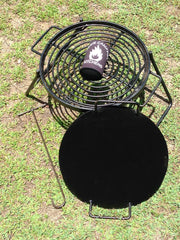 FOLDING GRILL with DROP IN HOT PLATE & HOOK Free Delivery $165