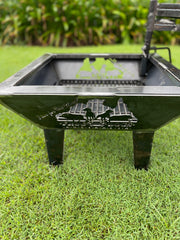 Aussie Campfire Kitchens Custom Backyard Fire Pit www.aussiecampfirekitchens.com