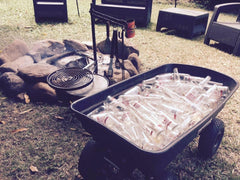 BBQ Swinging Hot Plate and Grill with Accessory Pack. Aussie Campfire Kitchens 100% Australian Made.