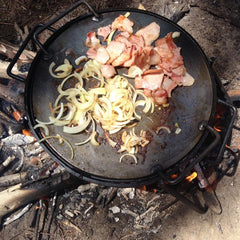 FOLDING GRILL with DROP IN HOT PLATE & HOOK Free Delivery $165