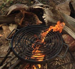 FOLDING GRILL with DROP IN HOT PLATE & HOOK Free Delivery $165