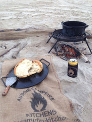 FOLDING GRILL with DROP IN HOT PLATE & HOOK Free Delivery $165