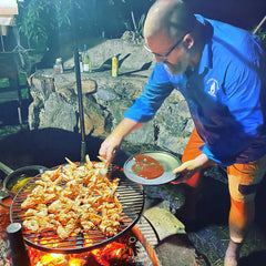 Big Swinging Hot Plate & Grill