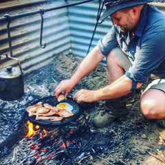 Folding BBQ. Grill with Drop in Plate & Hook.