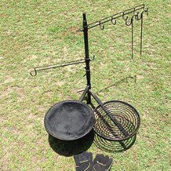 Aussie Campfire Kitchens 100% Australian Made. Hot Plate and Grill with Accessory Pac