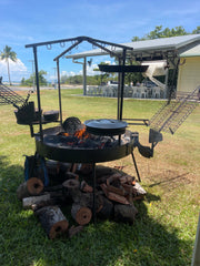 Big Fire Pit with accessories