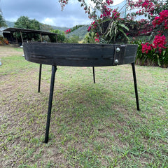 Aussie Campfire Kitchens Big Fire Pit just the base with legs