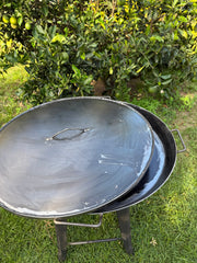 Big BBQ Pan with handcrafted lid