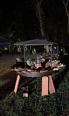 Complete Big Fire Pit System 1.8m with Weather Protection