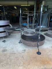 Campfire Round Pit with Fire Cooking Kit