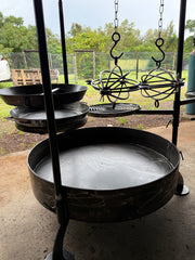 Campfire Round Pit with Fire Cooking Kit