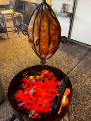 Roast Chicken in Aussie Cooking Cage