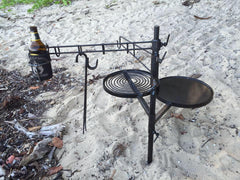 SWINGING HOT PLATE & GRILL with ACCESSORIES 