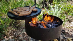 Fire Pit with Swinging Hot Plate & Grill