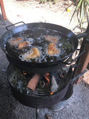 Aussie Campfire Kitchens BBQ PAN KIT. www.aussiecampfirekitchens.com