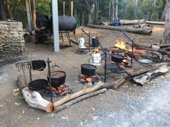 AUSSIE CAMPFIRE KITCHENS SWINGING HOT PLATE & GRILL $214.50  