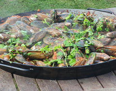 Big BBQ Pan.  Aussie Campfire Kitchens.  100% Australian Made & Owned