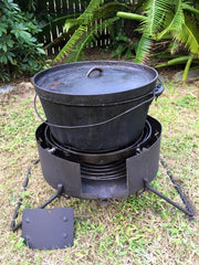 www.aussiecampfirekitchens.com Folding Fire Pit