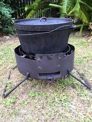 www.aussiecampfirekitchens.com Folding Fire Pit