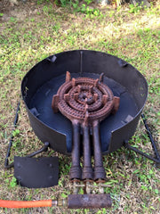 www.aussiecampfirekitchens.com Folding Fire Pit