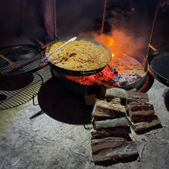 Big BBQ Pan.  Aussie Campfire Kitchens.  100% Australian Made & Owned