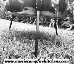 www.aussiecampfirekitchens.com Argentinian Aussie Disco.Hand Fabricated by Aussie Campfire Kitchens. 100% Australian Made & Owned Family Business.