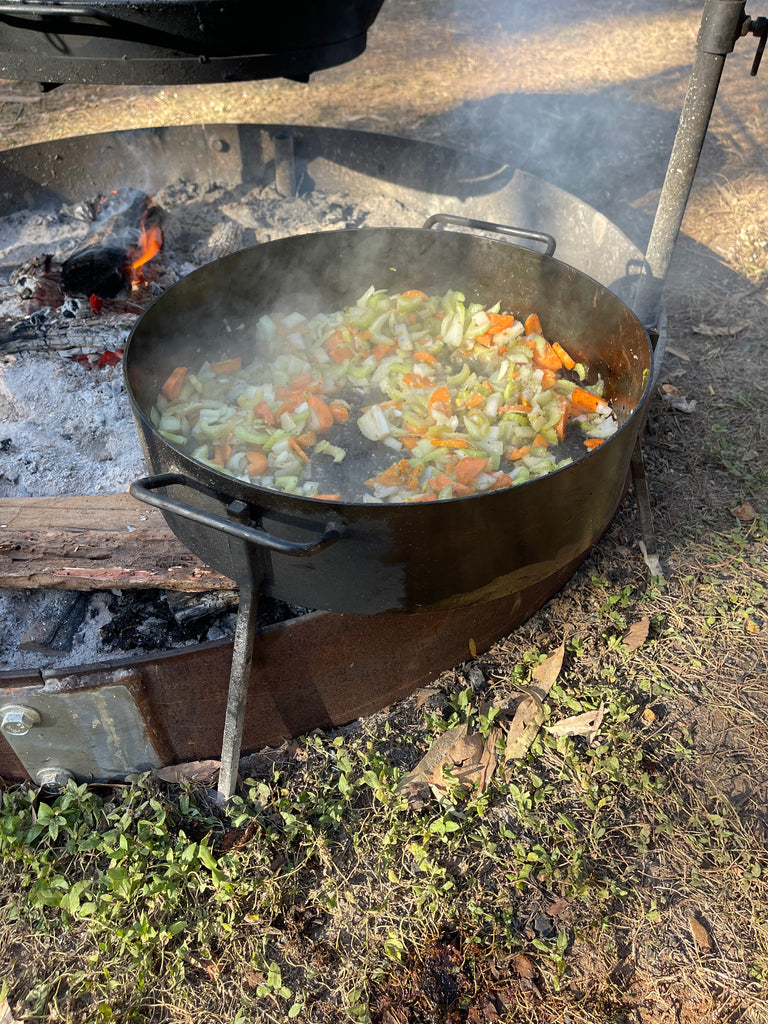 Argentinian Aussie Disco.  Hand Fabricated by Aussie Campfire Kitchens. 100% Australian Made & Owned Family Business.