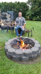 Aussie Campfire Kitchens Hot Plate and Grill with Accessory Pac