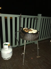Camping Fire Pit, for use with Swinging Kits (no post included)