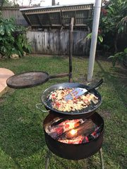 Camping Fire Pit, for use with Swinging Kits (no post included)