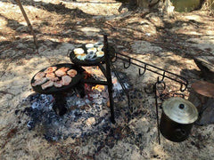 Aussie Campfire Kitchens. 100% Australian Made & Owned. Accessory Pack for Swinging Hot Plate & Grills.