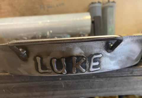 Embossing Personalise your BBQ PANS and HOT PLATES