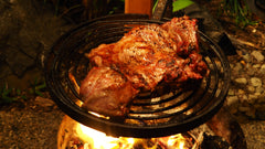 Swinging Double Grill with Accessories