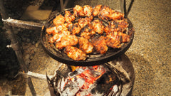 Swinging Double Grill with Accessories