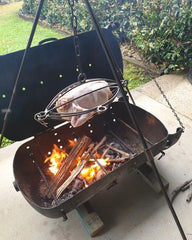 Aussie Cooking Cage 100% Australian Made www.aussiecampfirekitchens.com