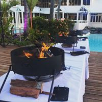www.aussiecampfirekitchens.com Folding Fire Pit
