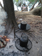 Swinging hot plate and grill system overview