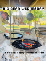 Big BBQ Pan.  Aussie Campfire Kitchens.  100% Australian Made & Owned