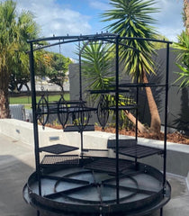 Fire Cage Aussie Campfire Kitchens www.aussiecampfirekitchens.com