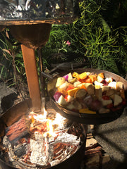 Aussie Campfire Kitchens BBQ  Pan www.aussiecampfirekitchens.com
