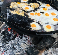 QUAD Pan Set. Skillet, Baby Pan, BBQ Pan & The Big BBQ Pan