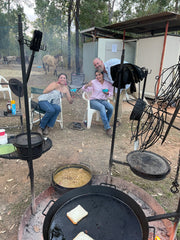 Argentinian Aussie Disco.  Hand Fabricated by Aussie Campfire Kitchens. 100% Australian Made & Owned Family Business.
