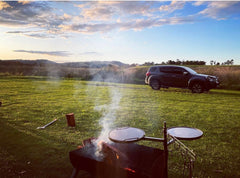 Swinging Hot Plate, Grill, Drop in Hot Plate & Accessory Pack.  Aussie Campfire Kitchens is 100% Australian Made & Owned.