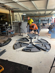Fire Cage Aussie Campfire Kitchens www.aussiecampfirekitchens.com